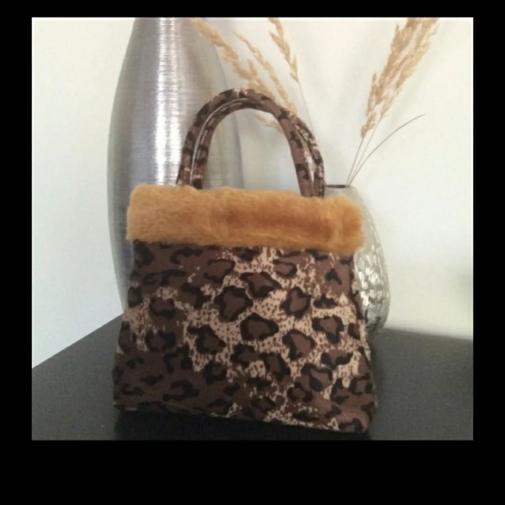 Animal Print Purse, Cosmetics, Travel, NWOT, 7.5